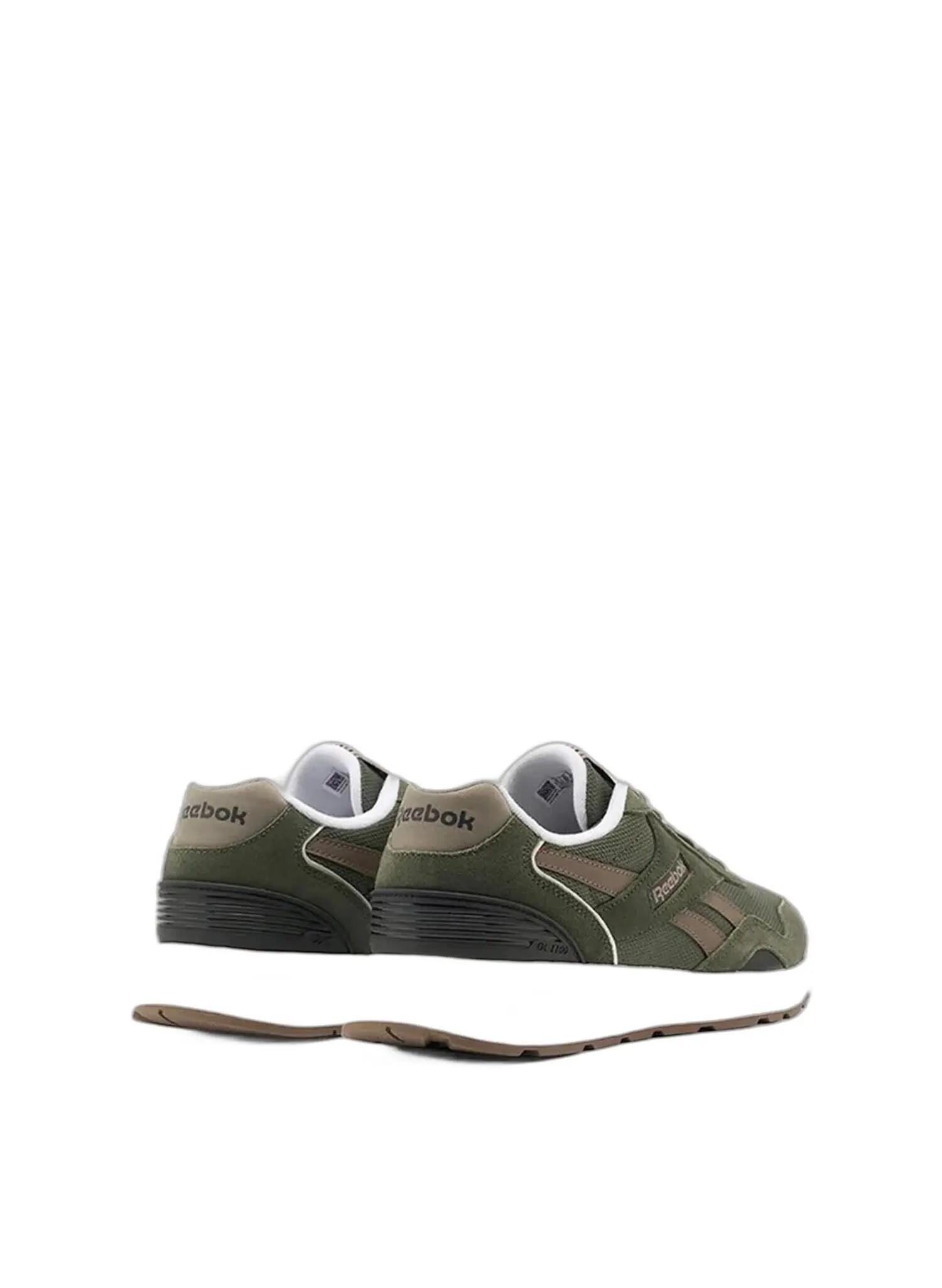 REEBOK GL1100 pánsko-dámske športové tenisky, farebný semiš, armádna zelená 3/3