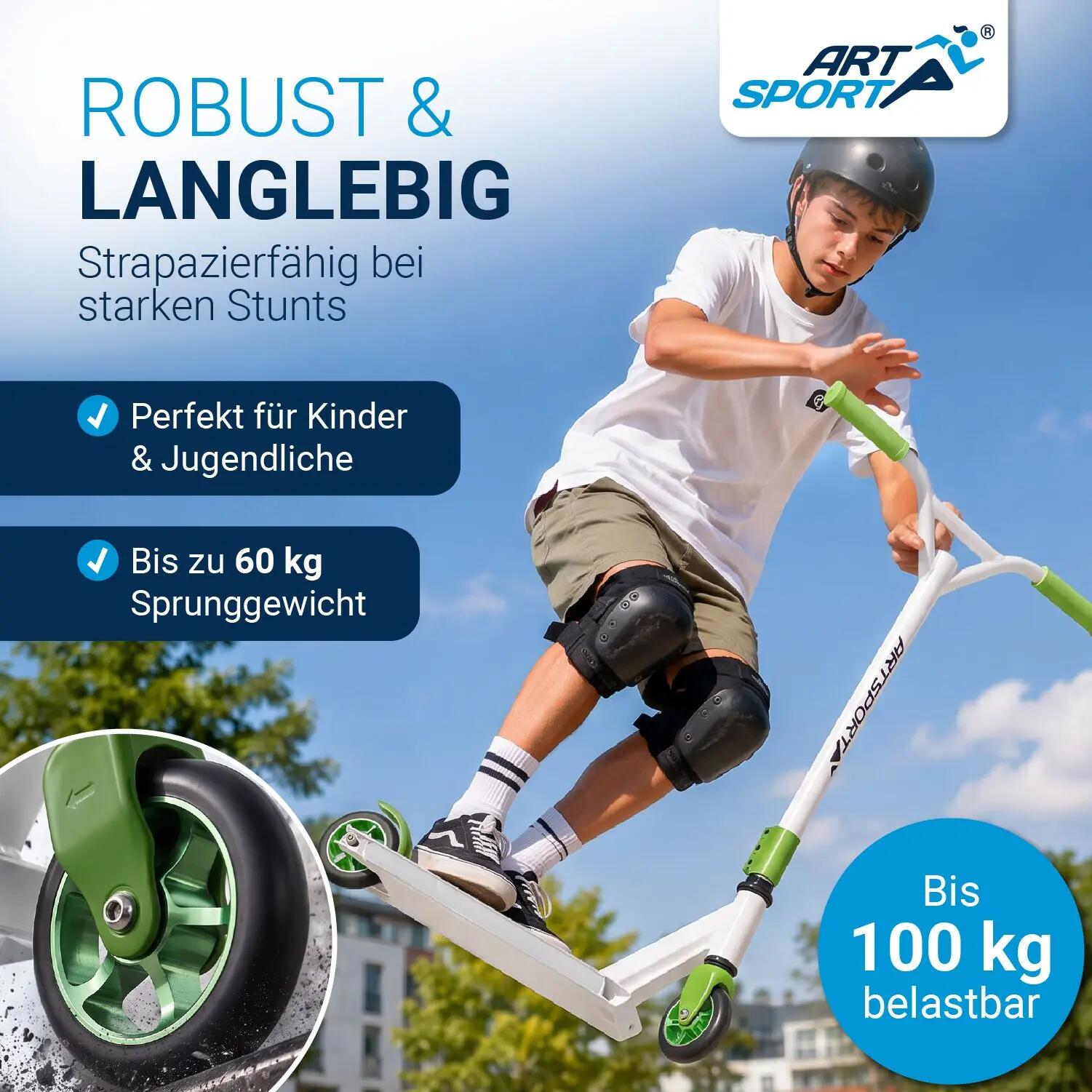 Stuntscooter Hawaiana Tretroller für Kinder & Jugendliche 4/7