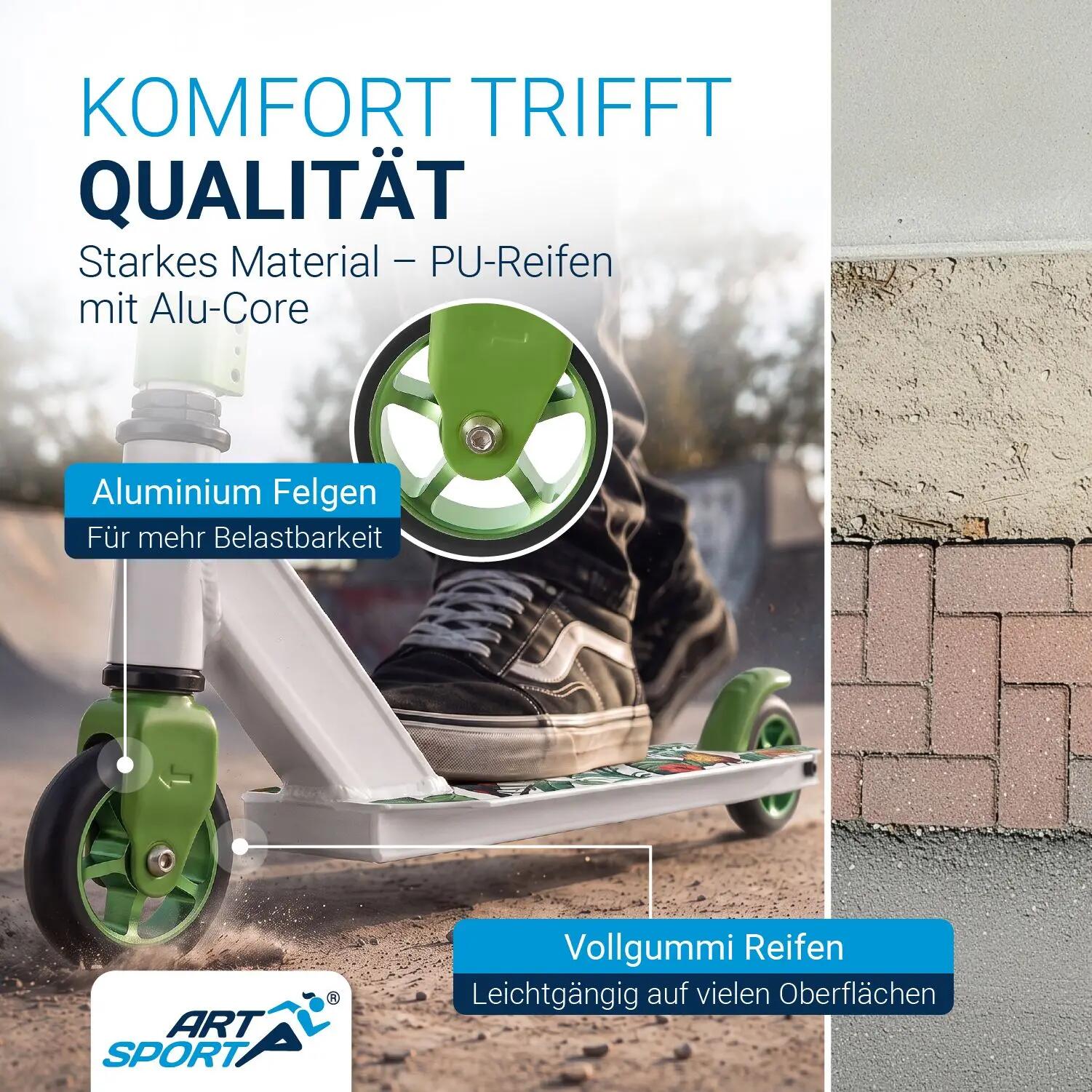 Stuntscooter Hawaiana Tretroller für Kinder & Jugendliche 3/7