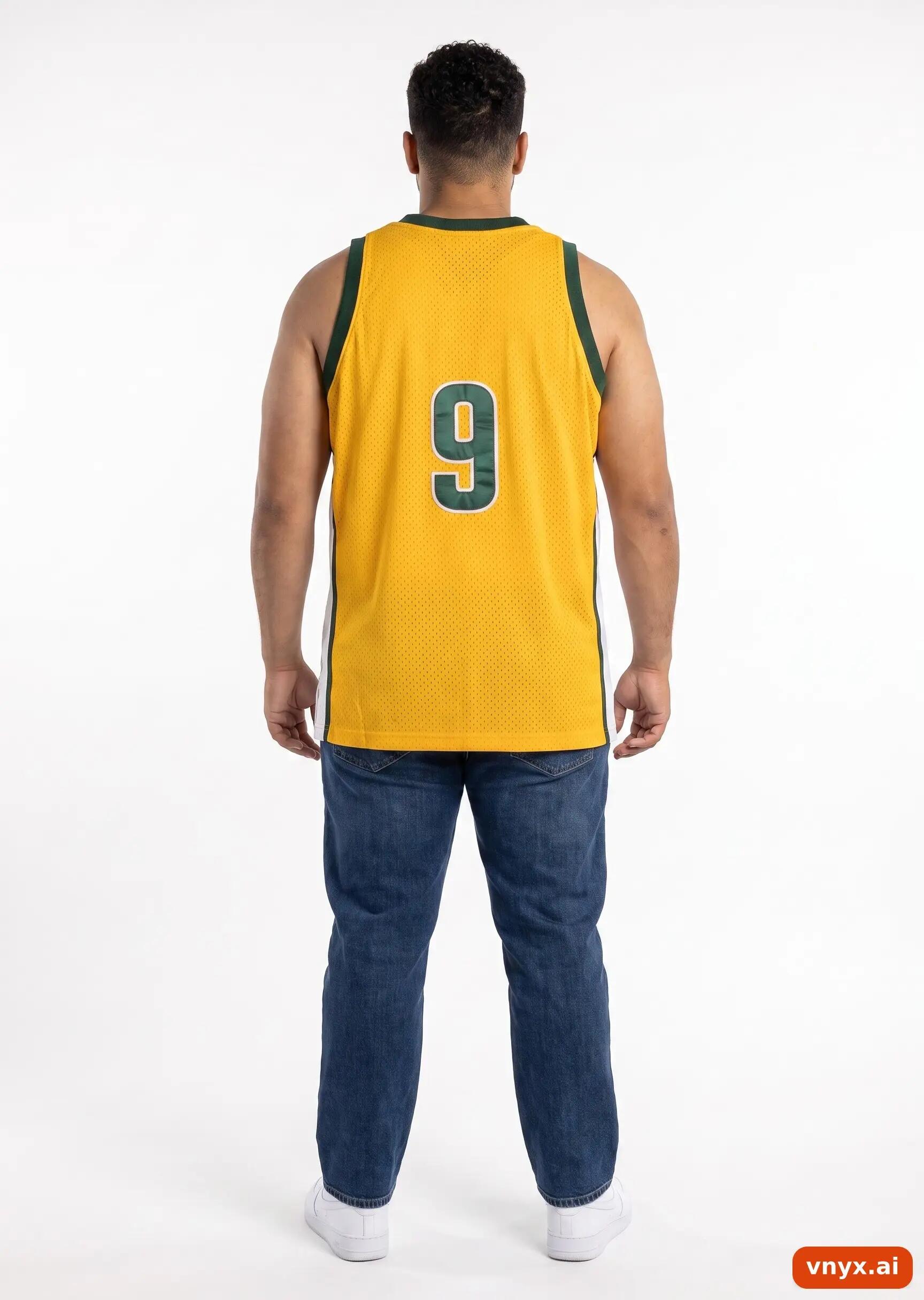 Second Life - Vintage Mitchell & Ness Gold Jersey Men XXL 4/5