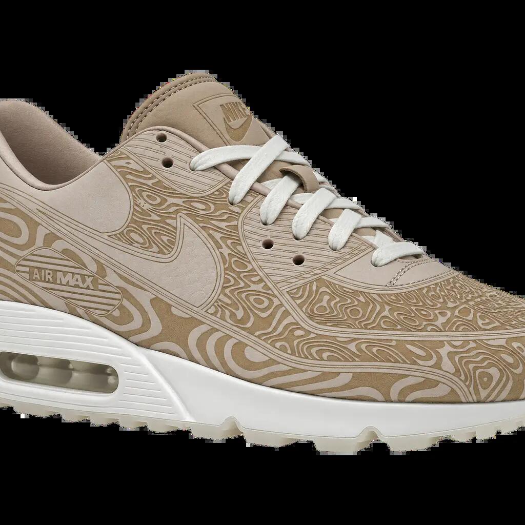 Herren - Sneaker - Low-top, bedruckt - Air Max 90 - Natural/White