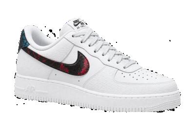 Heren - sneaker - low-top - tie-dye - nike air force 1 low - meerkleurig