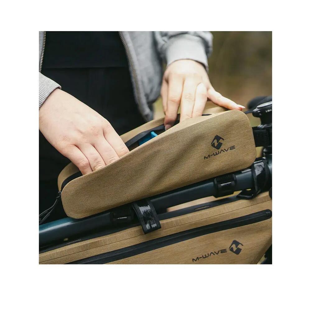 Sac de cadre Vélo M-Wave Rough Ride II Beige 6/6