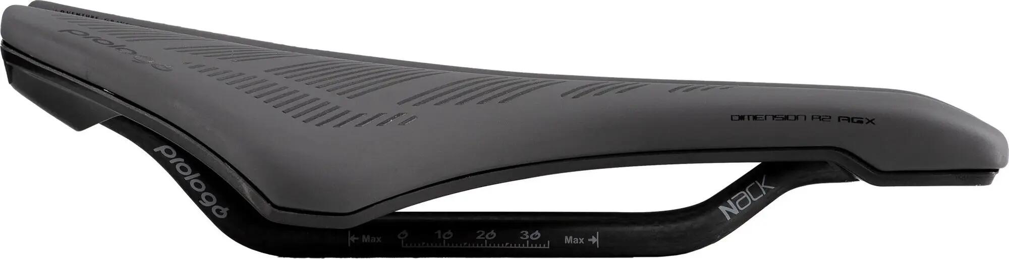 Prologo Dimension R2 AGX Nack Slide Control-zadel, antracietgrijs 2/2