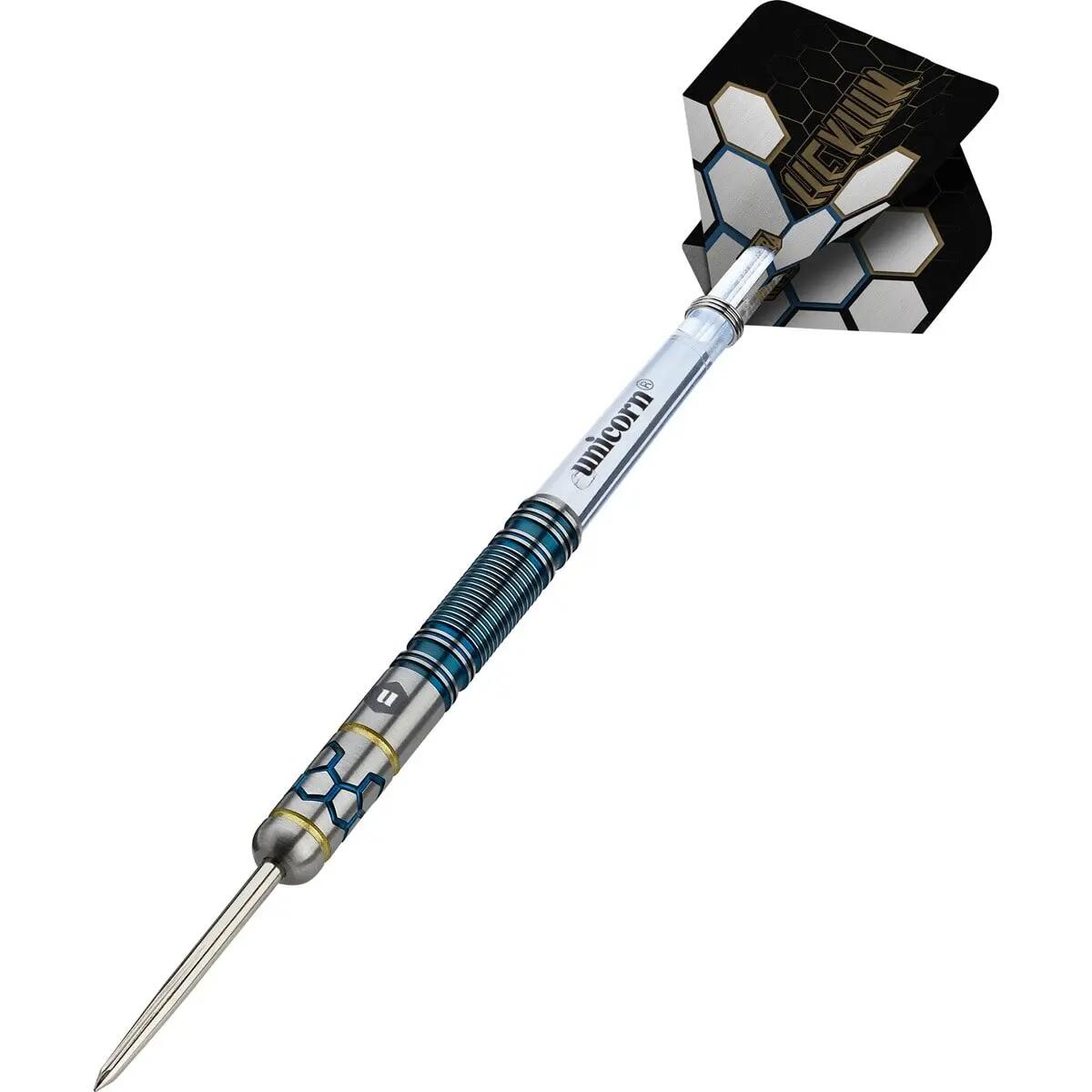 Hexium 02 Blue 90% Tungsten Dartpijlen 2/4