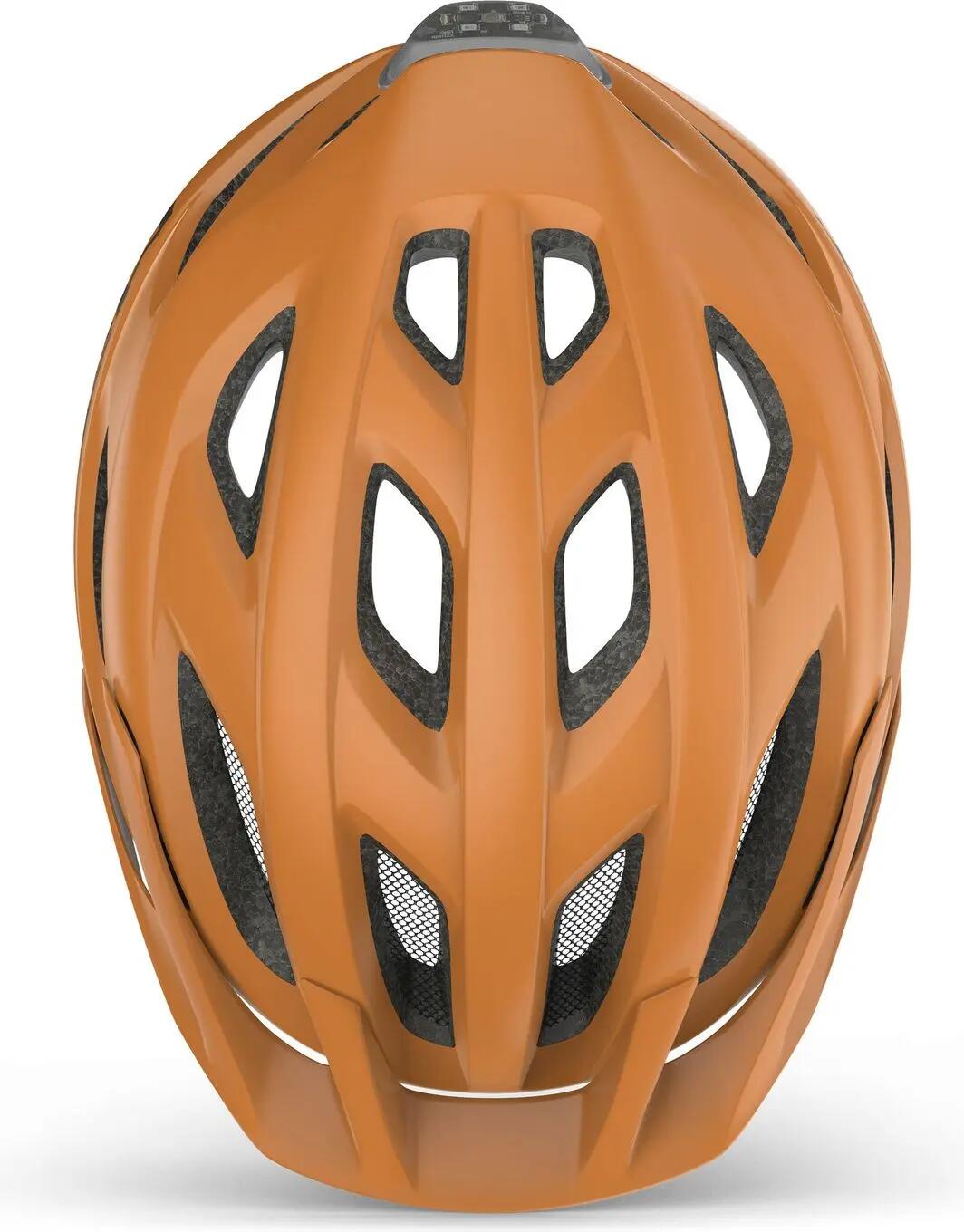 Casco MET Crossover arancione opaco 4/4