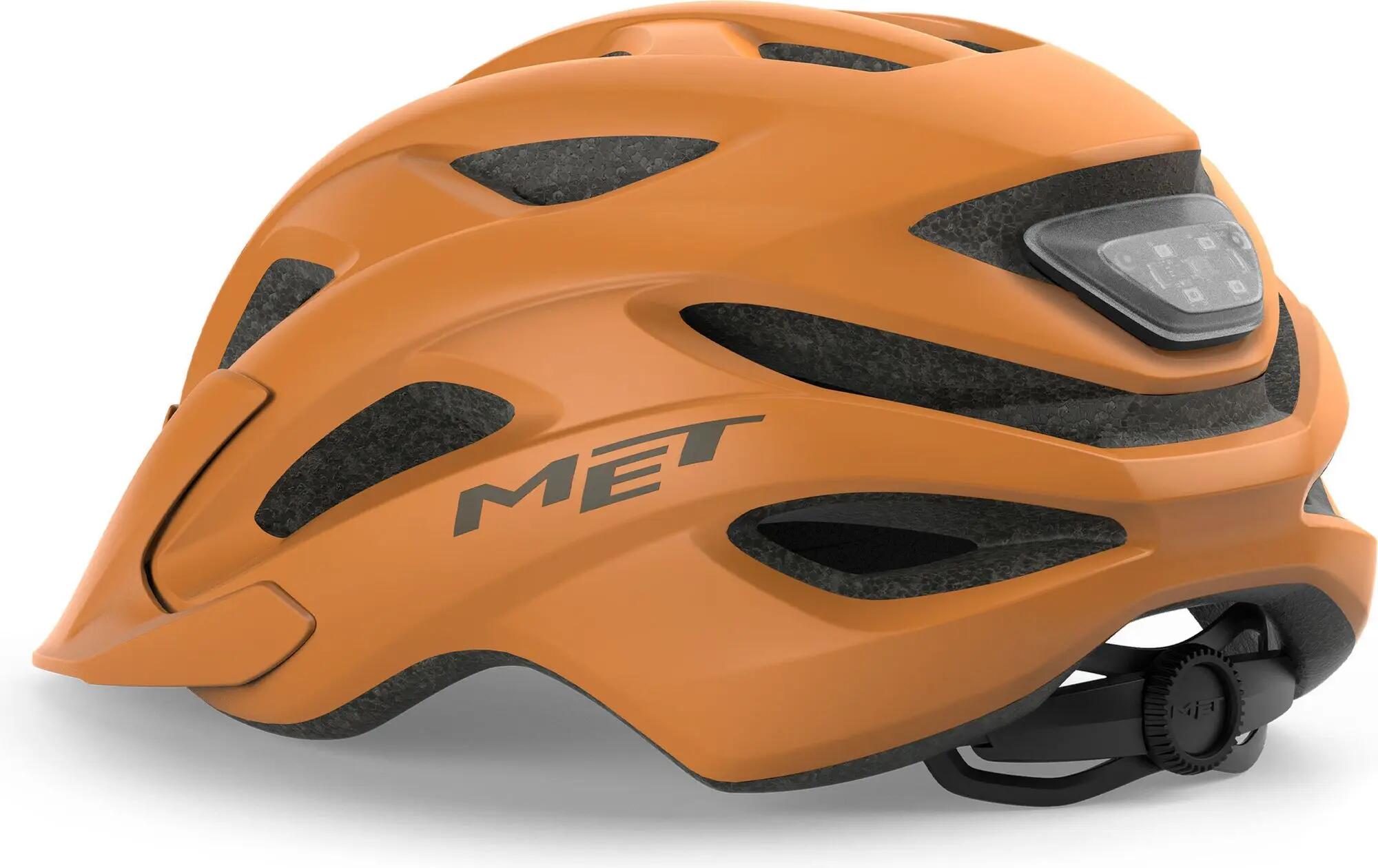 Casco MET Crossover arancione opaco 3/4