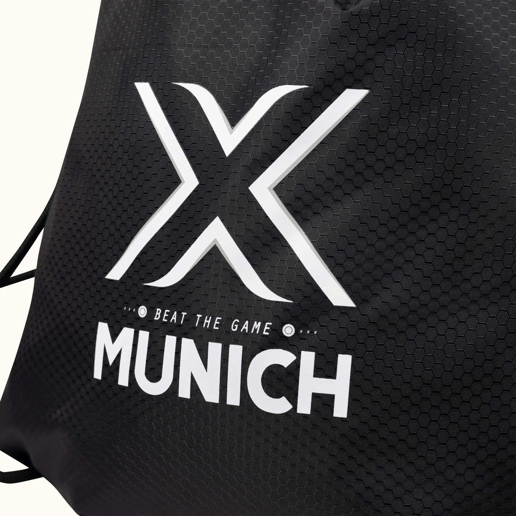 Zaino a Sacca Sportivo Nero con Logo Frontale GYMSACK BLACK 3/5