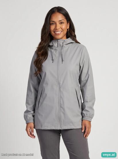 Second Life - RAINS Windbreaker in Grey