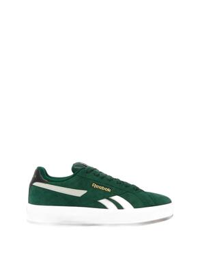 Reebok retro mega sportschoenen unisex van suède, colorblock, donkergroen