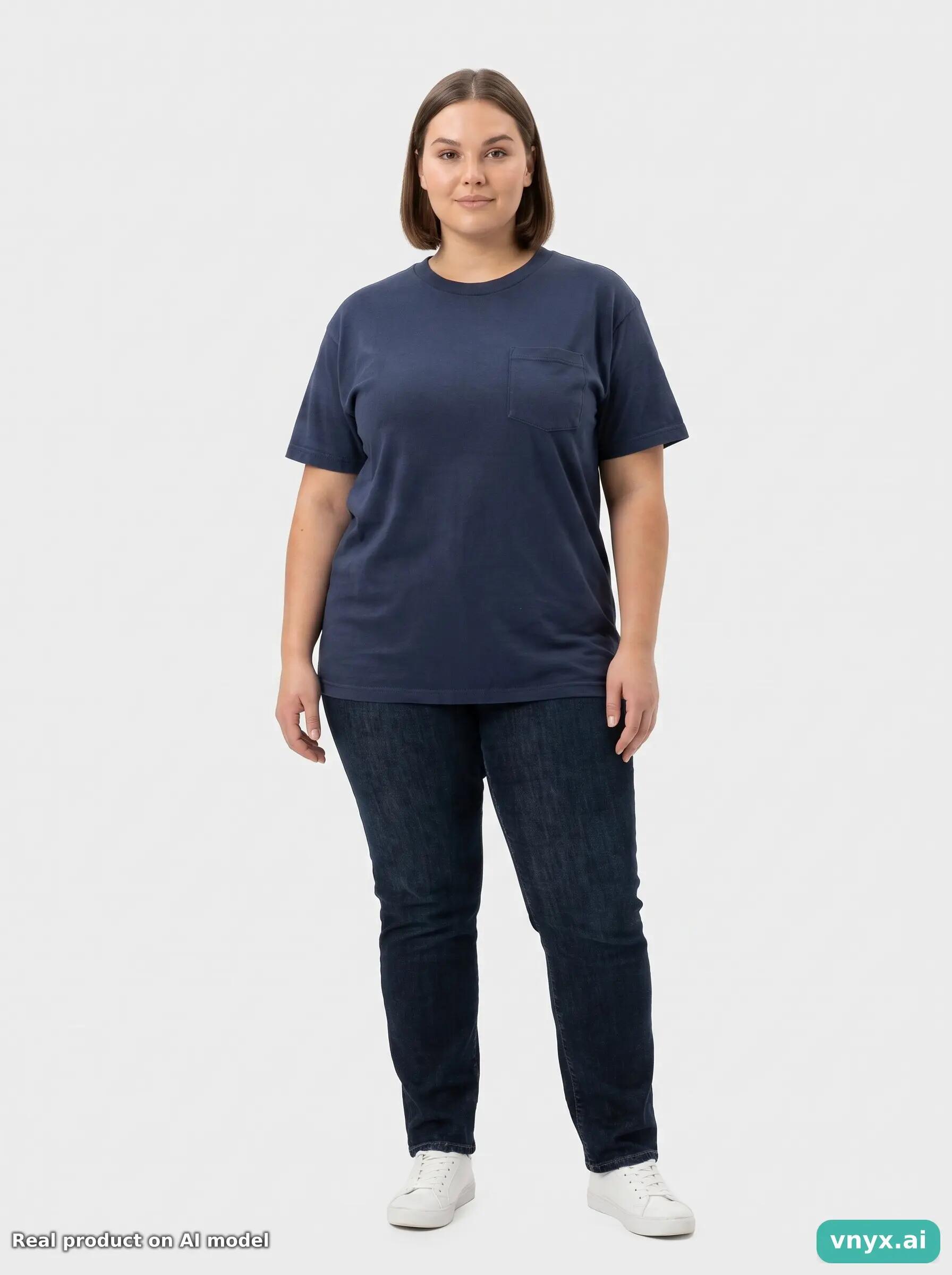 Second Life - Regular Fruit of the Loom T-Shirt in Dark blue size XL 5/6
