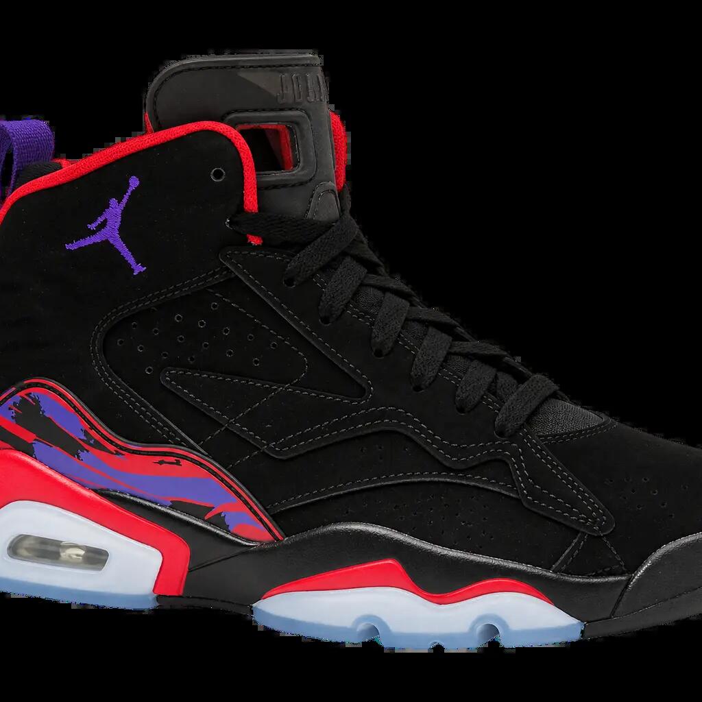 Herren - Basketballschuhe - bedruckt - Jordan MVP 678 - Schwarz, Rot, Lila