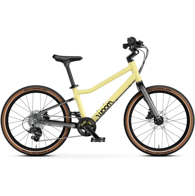 Bicicleta copii Woom 4 Explore 20" Mellow Yellow