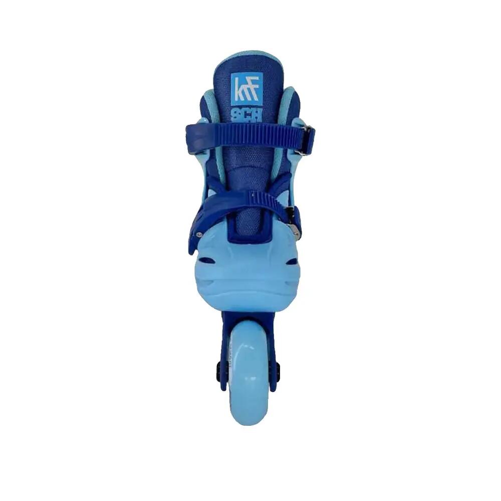 Patines en línea KRF School Adjust SCK-01 Azul 4/4