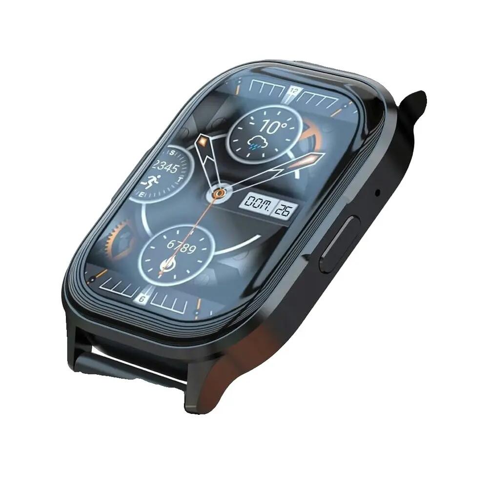 XO J10 Black AMOLED Smart Watch 3/4