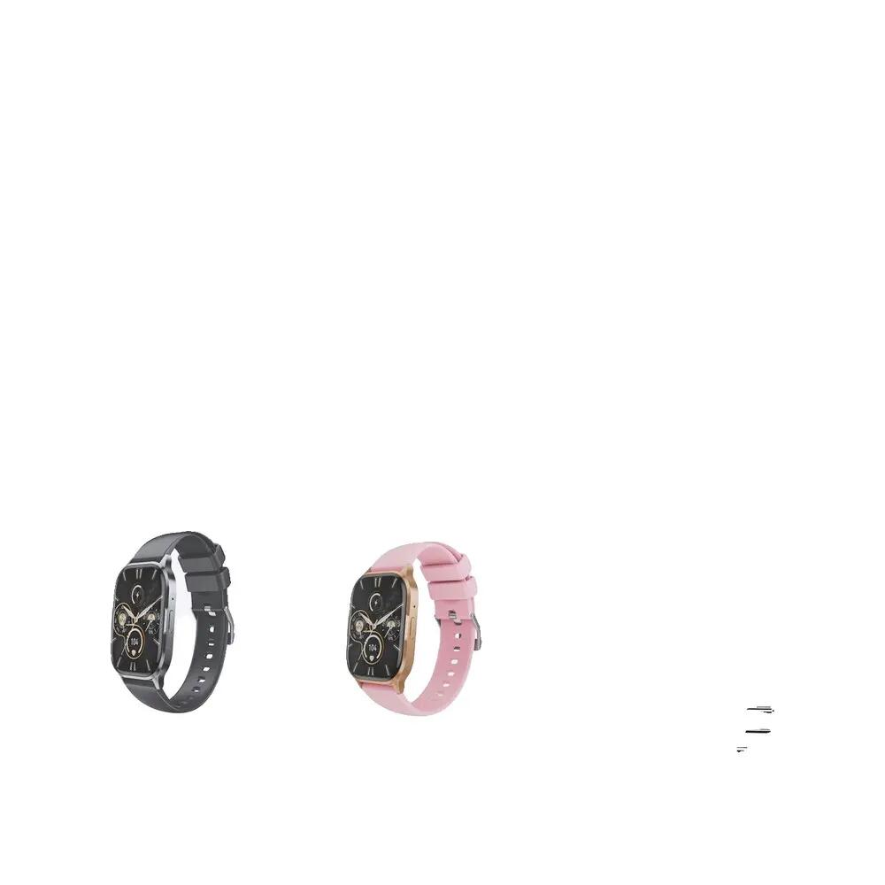 XO J10 Black AMOLED Smart Watch 2/4