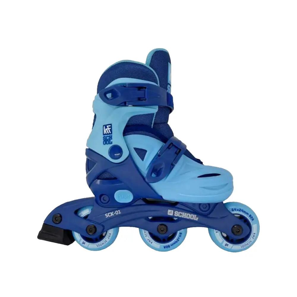 Patines en línea KRF School Adjust SCK-01 Azul 2/4