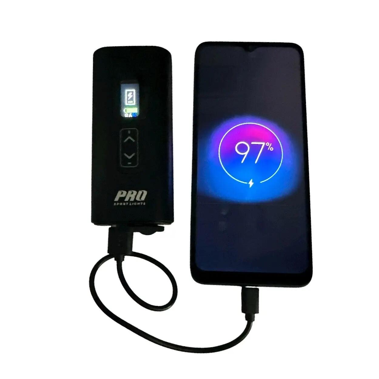 Set di luci per bicicletta 2200 e 300 lumen luce anteriore e luce posteriore 6/15