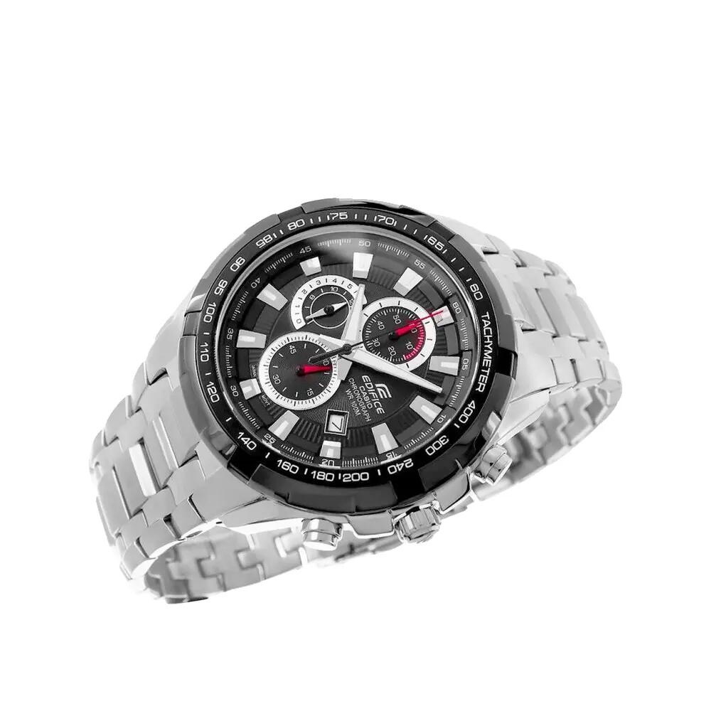 Casio Edifice EF-539D-1A Horloge Zwart/Zilver 3/8