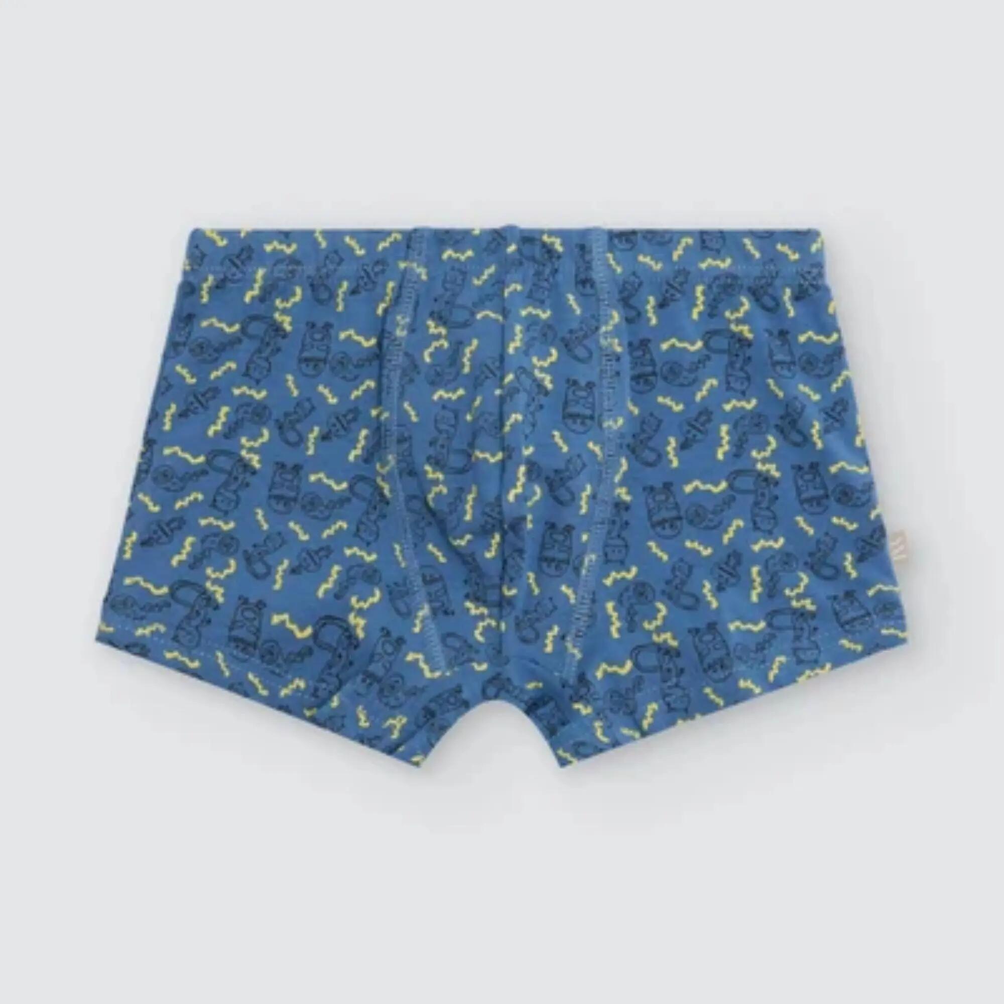 Pack de 2 boxers de menino em algodão com estampado de monstros 4/4