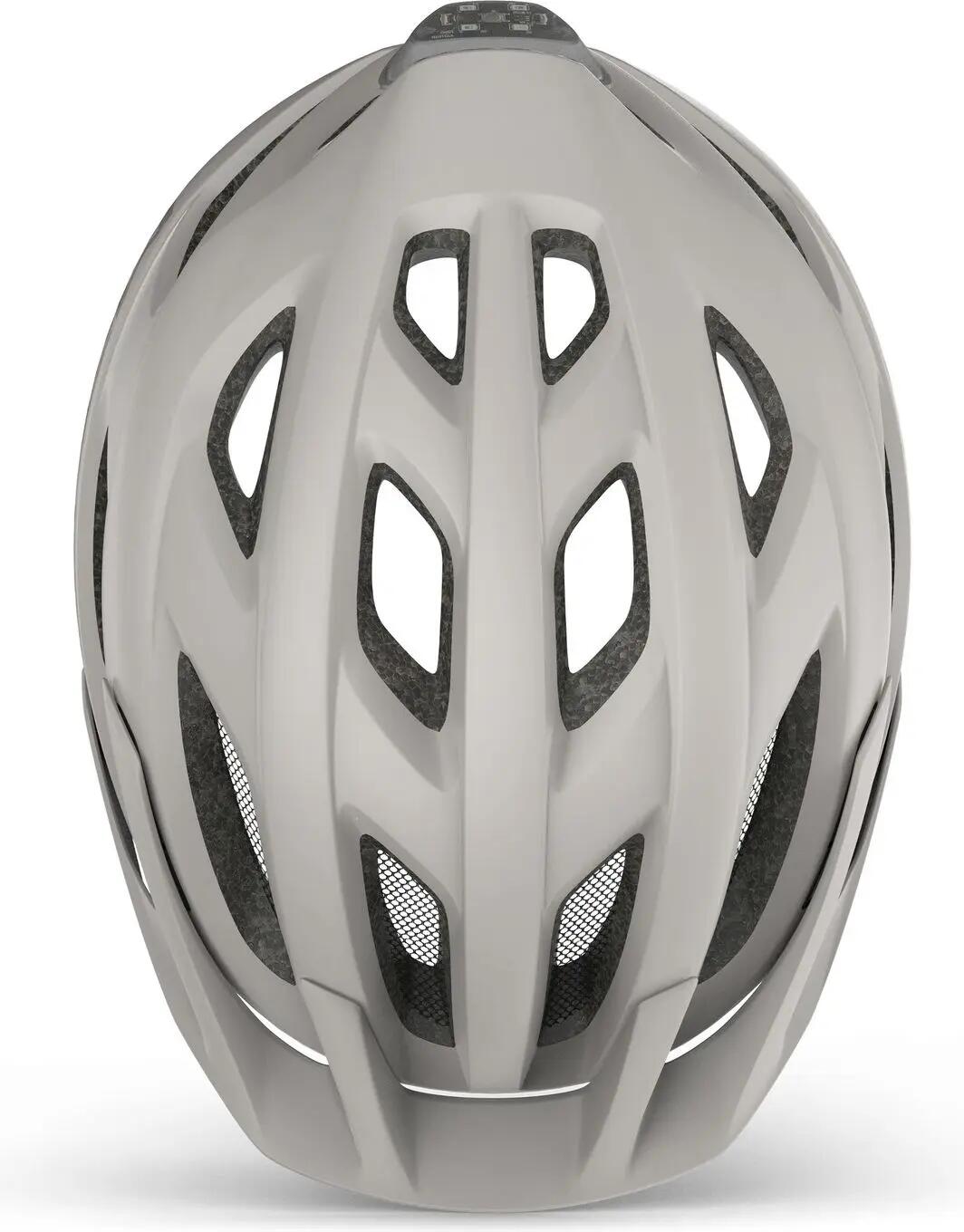 Casco MET Crossover grigio opaco 4/4
