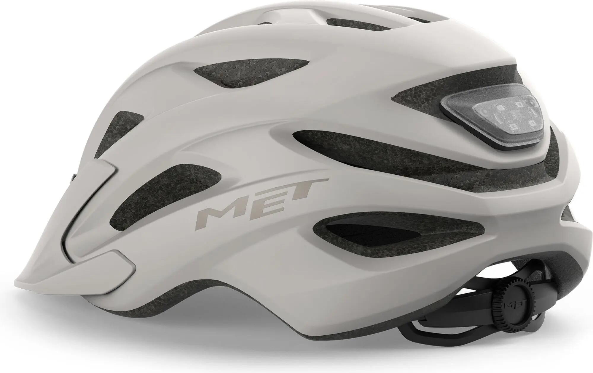 Casco MET Crossover grigio opaco 3/4