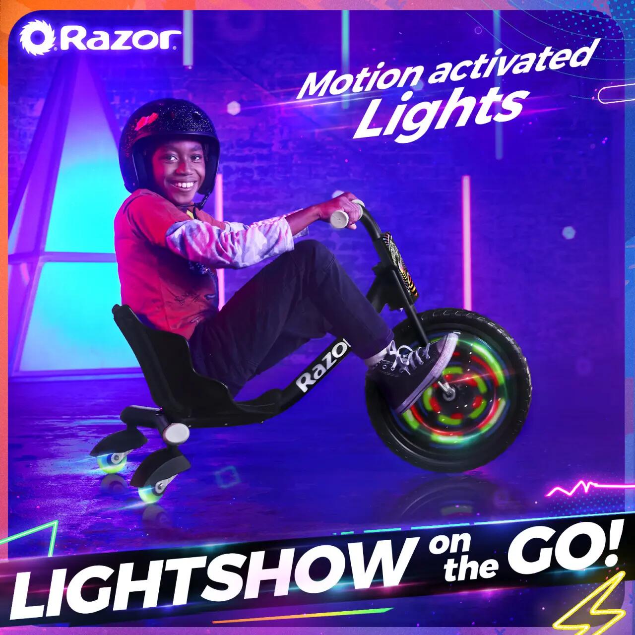 Dětská tříkolka Razor RipRider 360 Lightshow 5/13