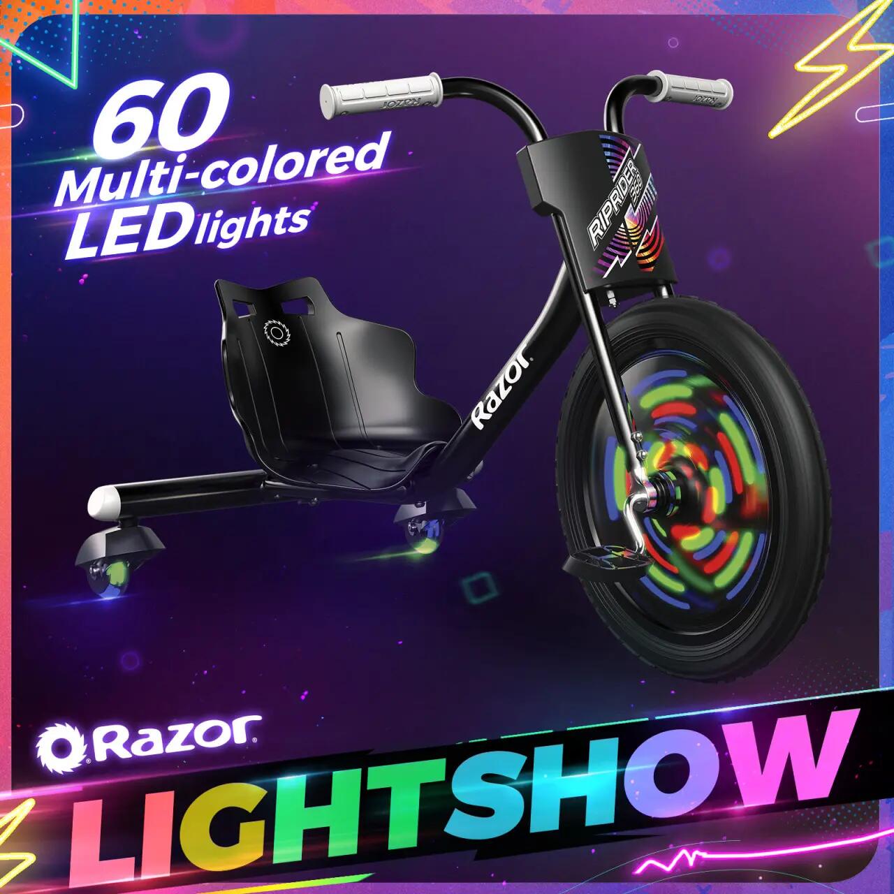Dětská tříkolka Razor RipRider 360 Lightshow 4/13