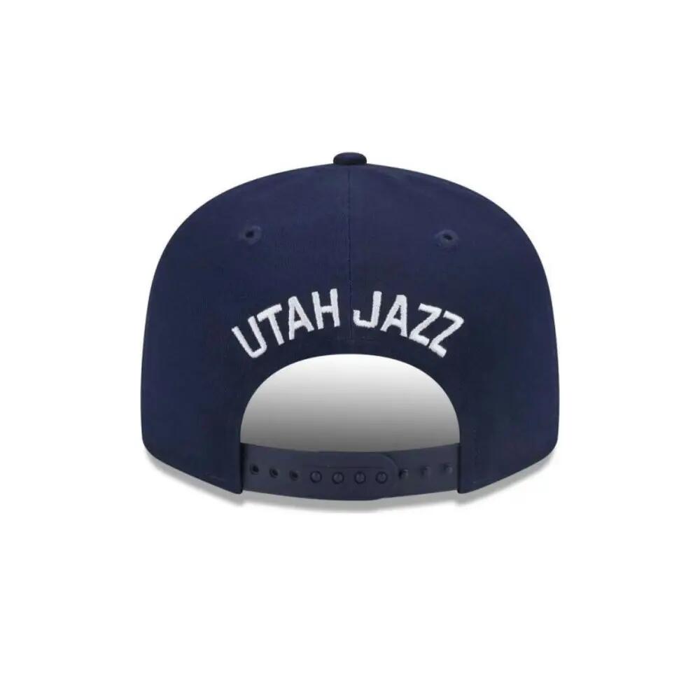 Casquette New Era 9Fifty Utah Jazz Patch Bleue 4/5