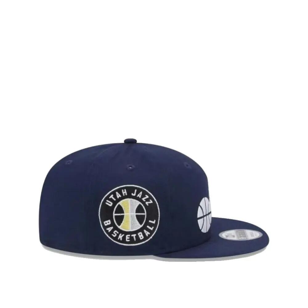 Casquette New Era 9Fifty Utah Jazz Patch Bleue 3/5