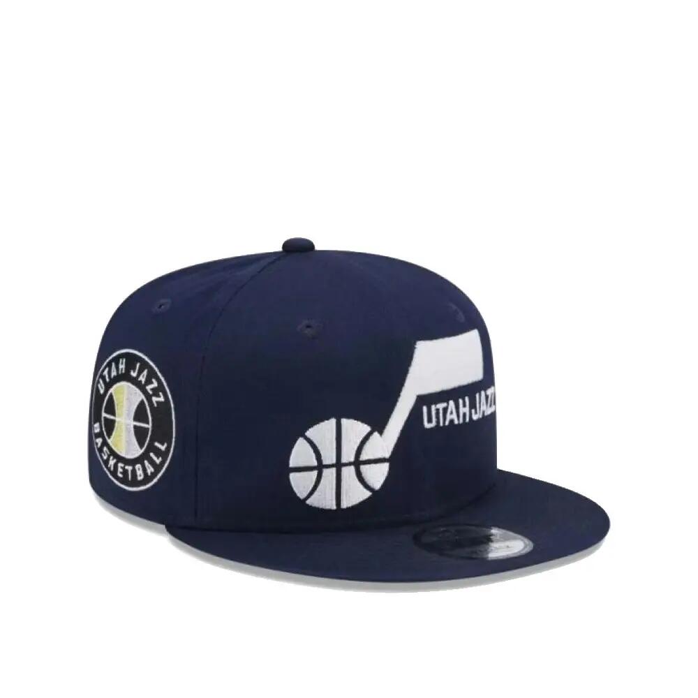 Casquette New Era 9Fifty Utah Jazz Patch Bleue 2/5
