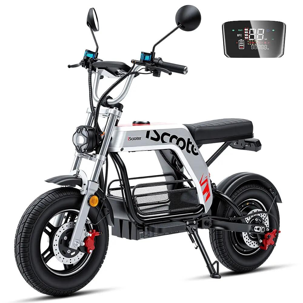 Elektrický bicykel iSCOOTER DX5 Pro 52V 20Ah 150kg 100km 17 palcov hydraulický 3/11