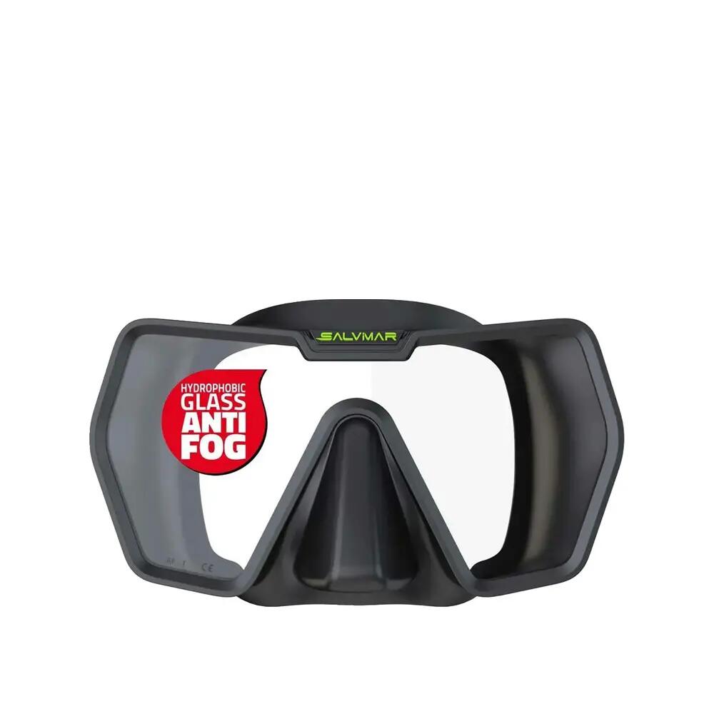 Salvimar Drake Anti Fog Rubber Black Diving Mask 2/2