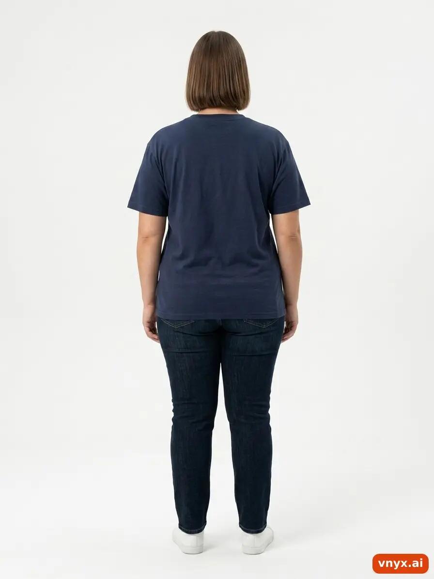Second Life - Regular Fruit of the Loom T-Shirt in Dark blue size XL 3/6