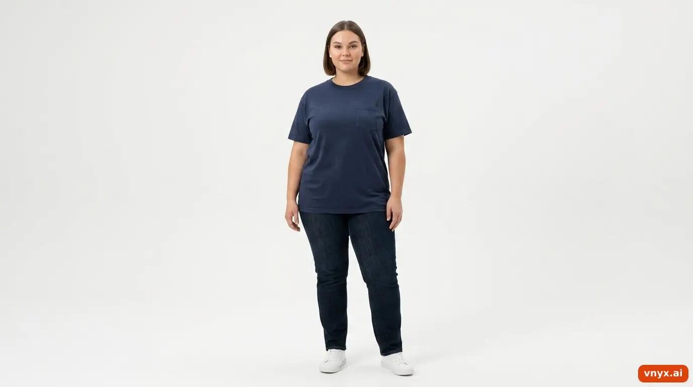 Second Life - Regular Fruit of the Loom T-Shirt in Dark blue size XL 2/6