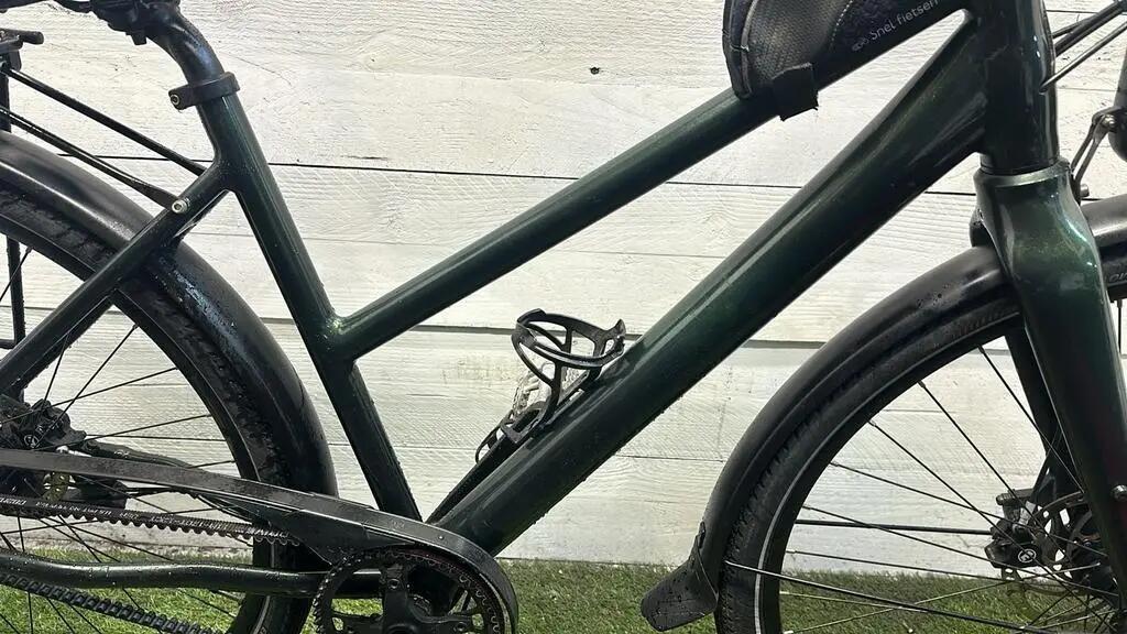 Second Life - Gereviseerd Jan Janssen stadsfiets bike, zwart 2/4