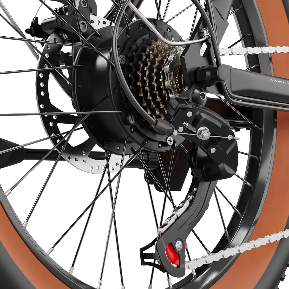 ONESPORT OT16-2, 48V 17Ah, 250W, 20", elektrobicykel, APP Bluetooth 8/12