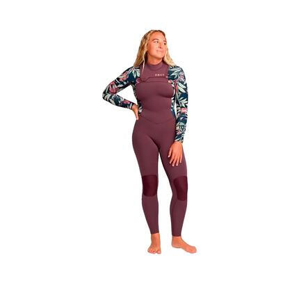 Surfanzug Roxy Swell Natural 4.3mm Damen Schwarz Mehrfarbig