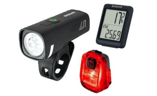 Sigma Ride Safe to School Bundle Aura 40 + Hiro 10 + BC 5.0 WR