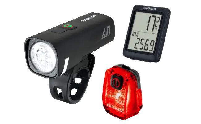 Sigma Ride Safe to School Bundle Aura 40 + Hiro 10 + BC 5.0 WR 4/7