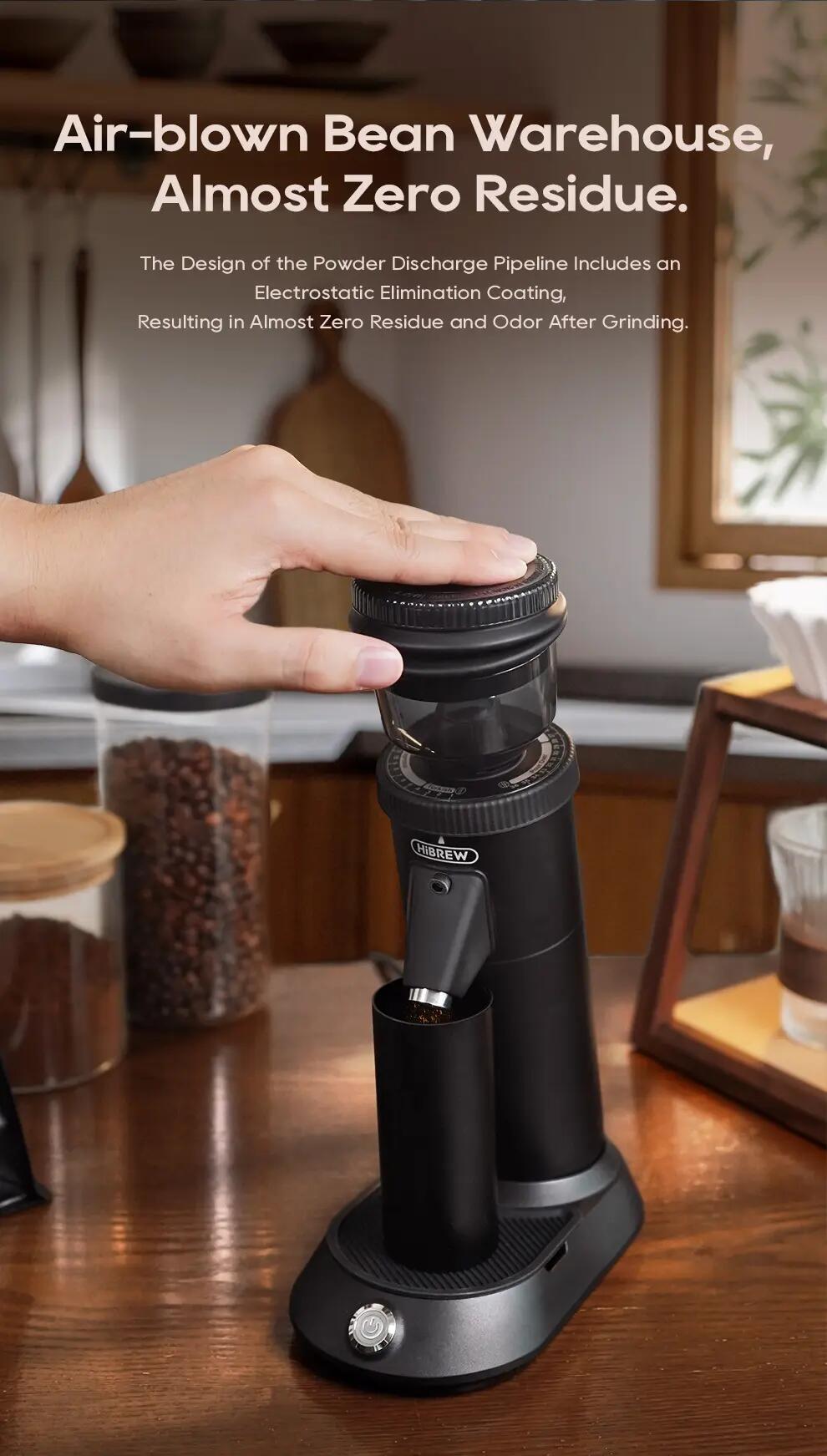 HiBREW G5 Automatický mlynček na kávu 180W 36 stupňov mletia 10/15