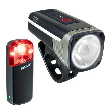 Sigma Beleuchtungsset Aura 120 Link + Reco 80 Link Radar 120 Lux