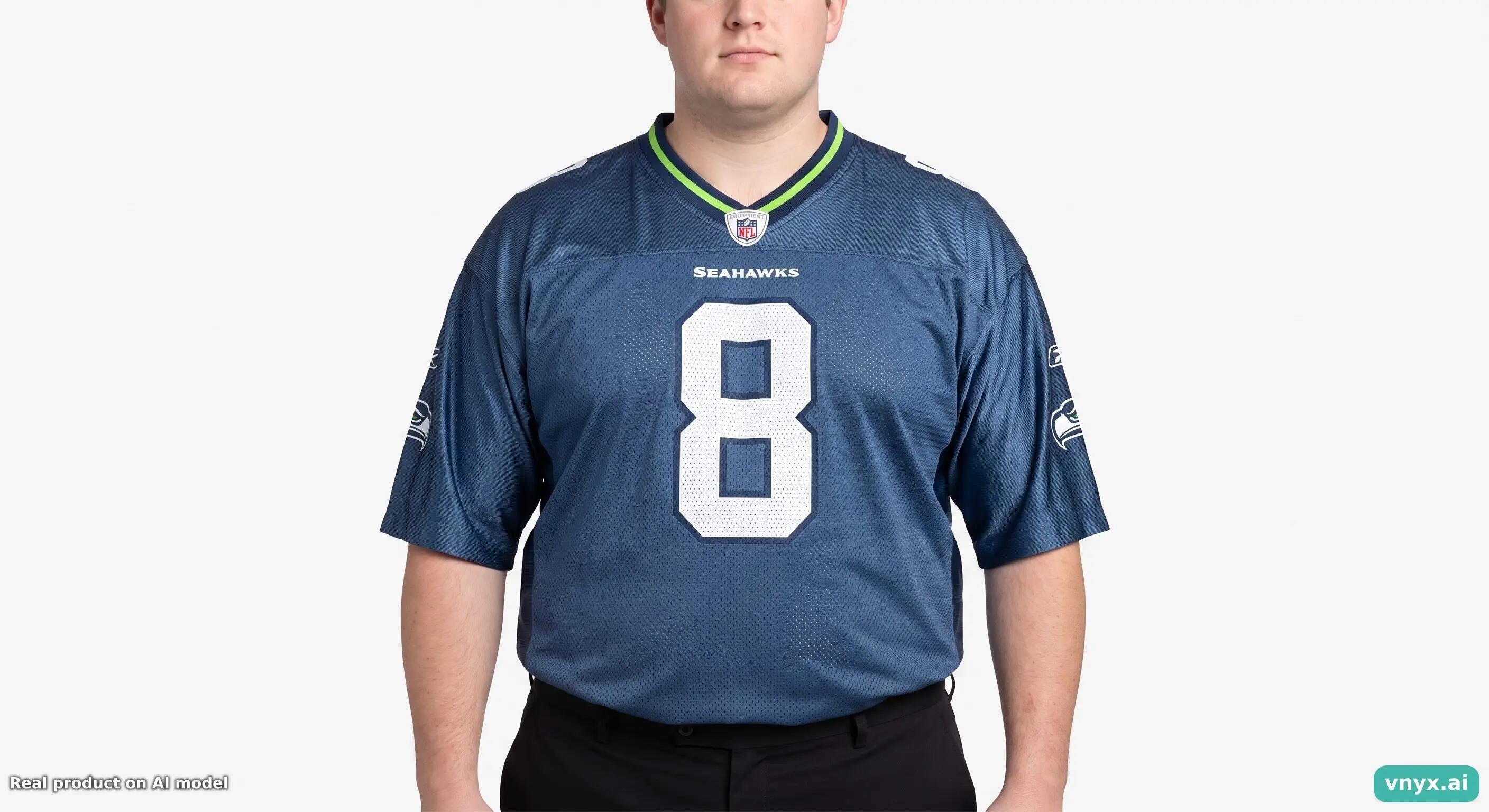Second Life - Vintage NFL Dark Blue Jersey Men XL 5/5