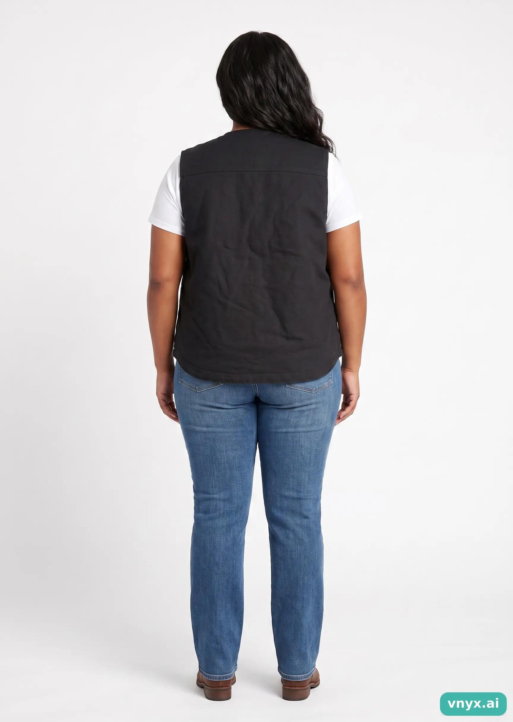 Second Life - Vintage Carhartt Black Puffer Vest Women L 4/5