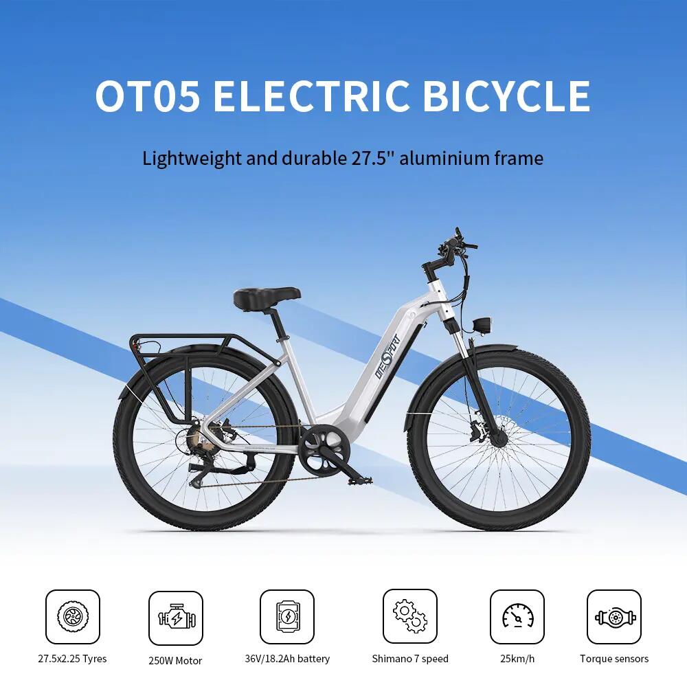 ONESPORT OT05, 250W, 36V, 18.2Ah, 27,5 palcov, hliníková zliatina, 25km/h ,120kg 9/15