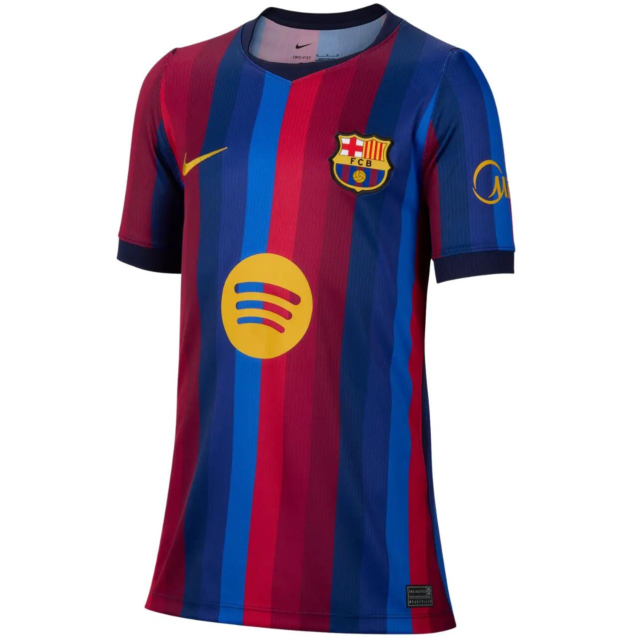 Dziecięca koszulka Nike FC Barcelona 2026/27 Home do piłki nożnej 2/3