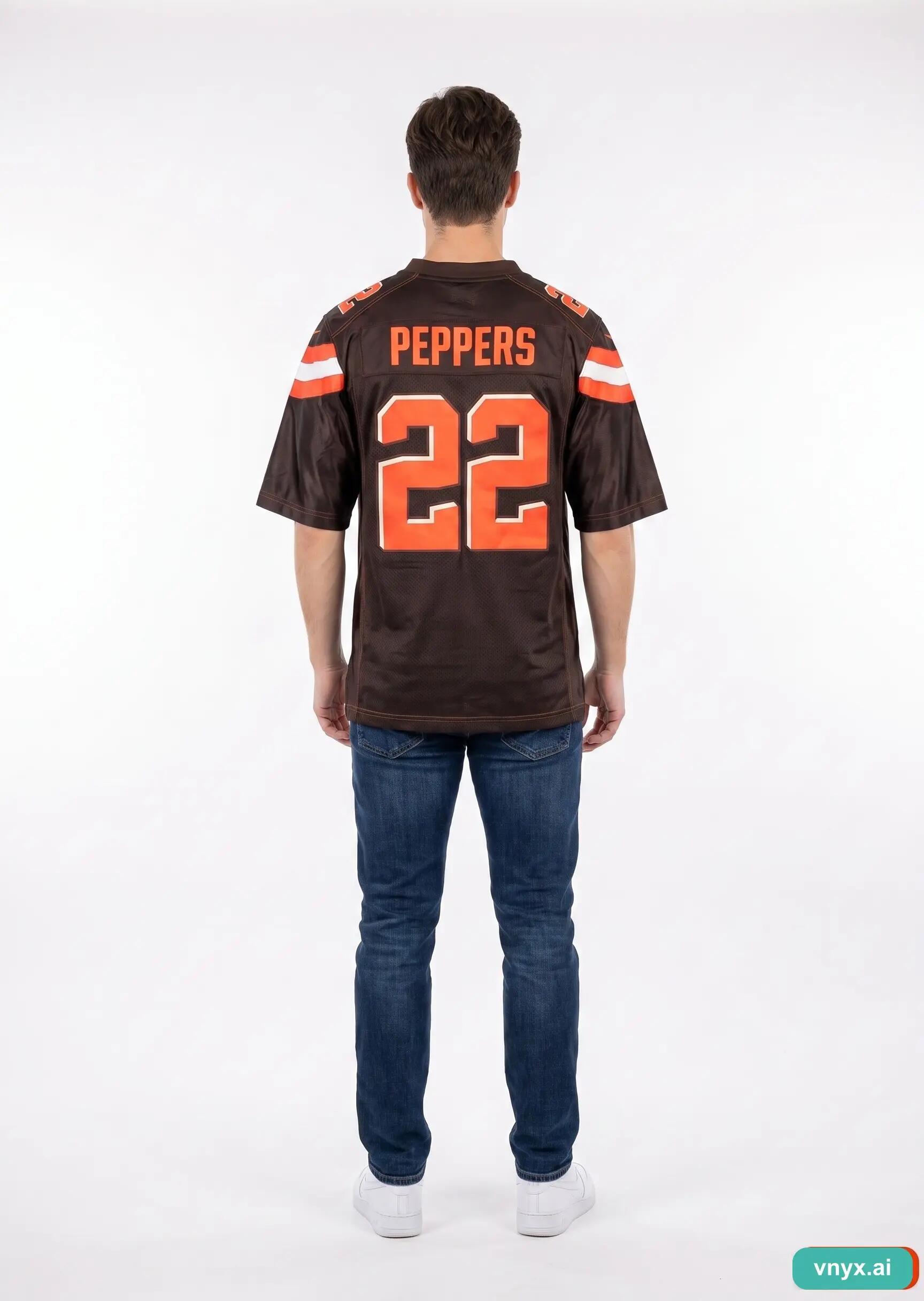 Second Life - Vintage NFL Brown Jersey Men S 4/5