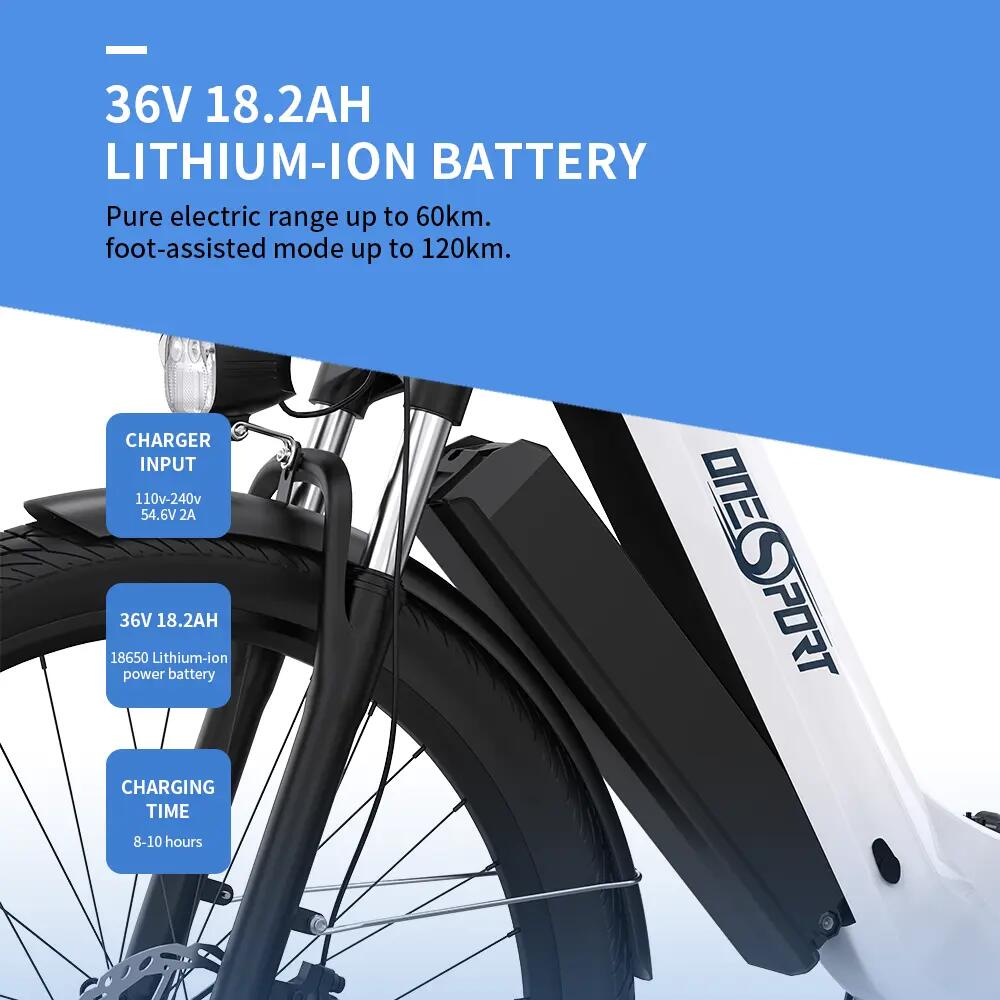 ONESPORT OT05, 250W, 36V, 18.2Ah, 27,5 palcov, hliníková zliatina, 25km/h ,120kg 7/15