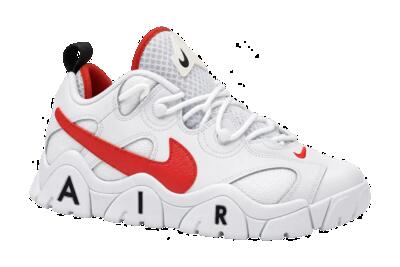Heren - low-top-sneakers - air barrage low - wit/zwart/orange