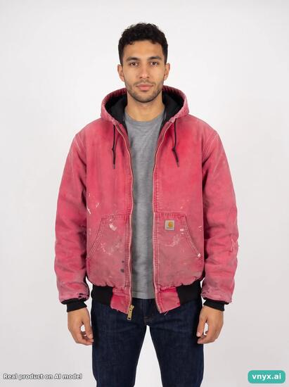 Second Life - Carhartt Faded Pink Outdoor Jacket Men M